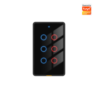 Mua Tuya Smart WiFi 6 Gang Light Switch Không dây trung lập, Thời gian, điều khiển giọng nói, RF433, Alexa & Google Home tương thích sản xuất trực tuyến
