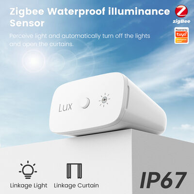 buy Cảm biến ánh sáng Zigbee Tuya Smart Home, phát hiện độ sáng ánh sáng, cảm biến DIY, liên kết rèm, chống nước và chống bụi IP67 sản xuất trực tuyến