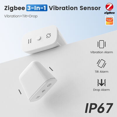 buy Cảm biến thông minh 3 trong 1 Tuya Zigbee với cảnh báo rung, nghiêng và rơi, bảo vệ IP67 và phát hiện theo thời gian thực qua Ứng dụng thông minh toàn nhà sản xuất trực tuyến