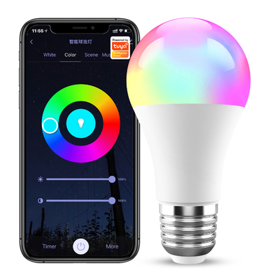 Giá tốt. Đèn đèn Tuya 10W E27 Đèn đèn WiFi LED 1000LM RGB Đèn Ứng dụng Làm việc với Alexa Google Home Dimmable Timer 110v 220v trực tuyến