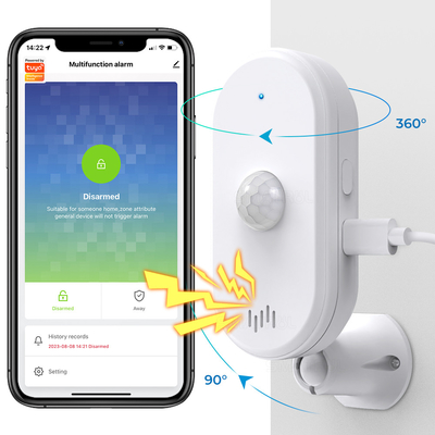 Giá tốt. Tuya Smart Wifi Pir Motion Sensor Hệ thống an ninh gia đình Máy phát hiện báo động Ứng dụng điều khiển từ xa Thời gian vũ trang trực tuyến