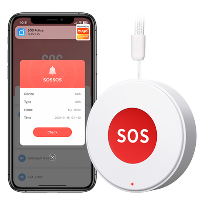 Giá tốt. Tuya WIFI Smart SOS Call Button Wireless Caregiver Pager Hệ thống gọi thông minh Y tá gọi người cao tuổi Cảnh báo bệnh nhân Hệ thống hỗ trợ Smart Life trực tuyến