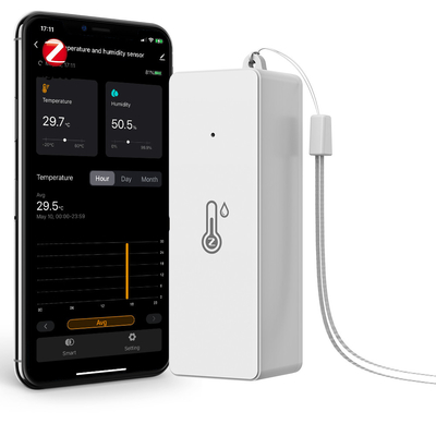 Giá tốt. Tuya ZigBee3.0 Cảm biến nhiệt độ và độ ẩm thông minh, chạy bằng pin, Máy đo độ ẩm trong nhà nhỏ, Làm việc với Alexa, Google Home trực tuyến