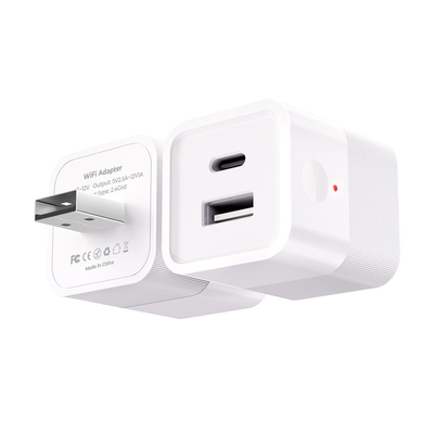 Giá tốt. Tuya Smart WiFi Mini Power Adapter Đèn cầm tay 5V Micro USB & Cấp sạc loại C với APP Control, lệnh thoại, thời gian, hỗ trợ Alexa cho các dải đèn trực tuyến