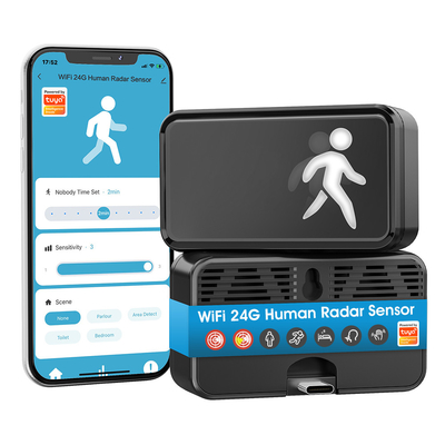 Giá tốt. WiFi hiện diện của con người 24G Radar MmWave Detection Tuya APP Smart Home với cảm biến chuyển động ánh sáng thở trực tuyến
