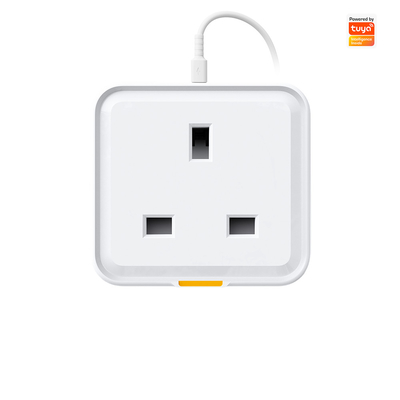 Giá tốt. Tuya Smart Home Plug: UK Socket Travel Adapter với Type-C, 16A WiFi RF433, App & Voice Control, tương thích với Alexa trực tuyến