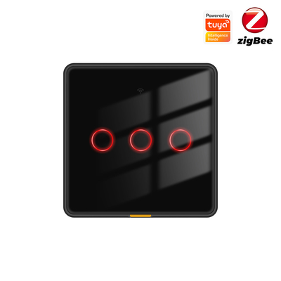 Giá tốt. Tuya Zigbee Smart Light Switch Không cần dây trung lập, không cần điện tụ, 100-250V, Voice & App Control, tương thích với Alexa & Google Home, EU Touch Switch trực tuyến