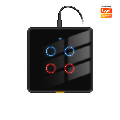 Giá tốt. Tuya Wi-Fi Touch Wall Switch Type C, Tiêu chuẩn EU, RF433, 110-240V, với bộ hẹn giờ và điều khiển bằng giọng nói, tương thích với Alexa và Google Home cho ánh sáng nhà thông minh trực tuyến