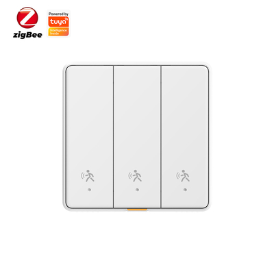 Giá tốt. Tuya ZigBee Radar Motion Sensor Switch Sensing No Neutral Smart Home EU Nút đèn tường tắt No Capacitor Timing App trực tuyến