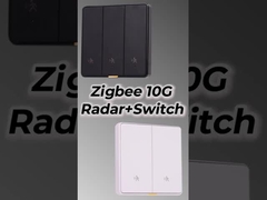 Tuya ZigBee Radar Motion Sensor Switch Sensing No Neutral Smart Home EU Nút tắt đèn tường